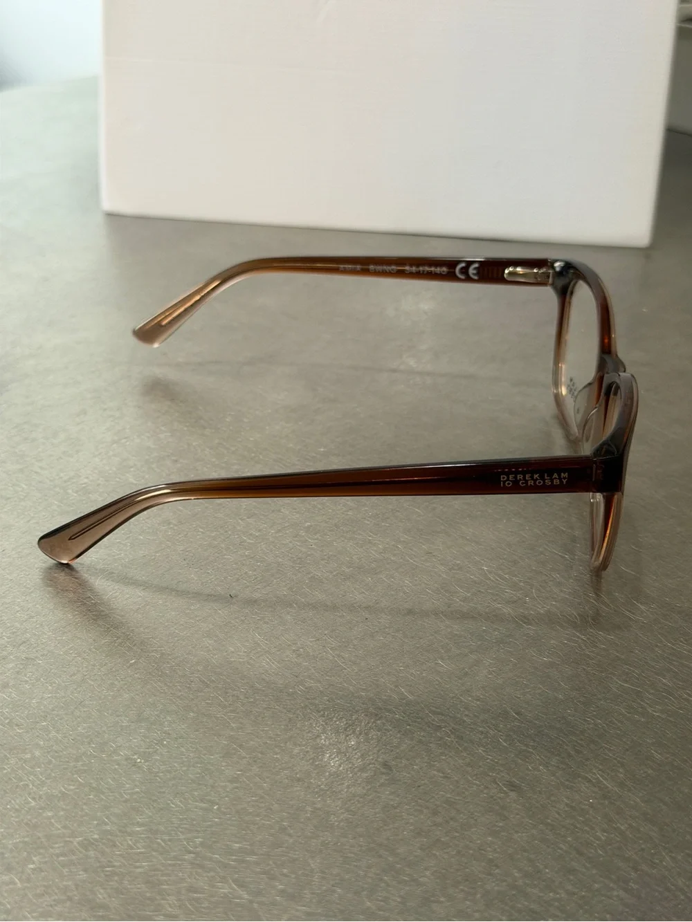 10 Crosby Derek Lam Brown gradient Women's AMIA Glasses 54-17-140, NWT